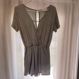 Med gray Romper